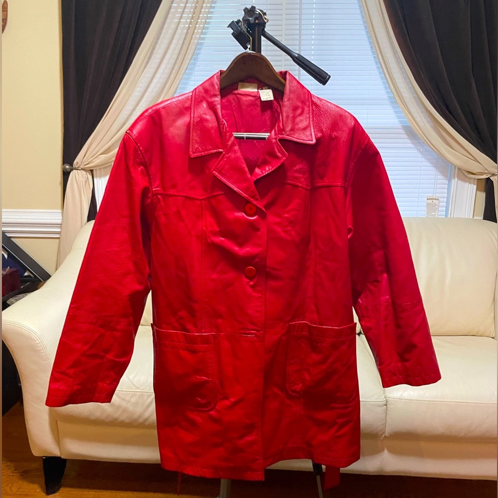 Vintage Newport News Leather Blazer